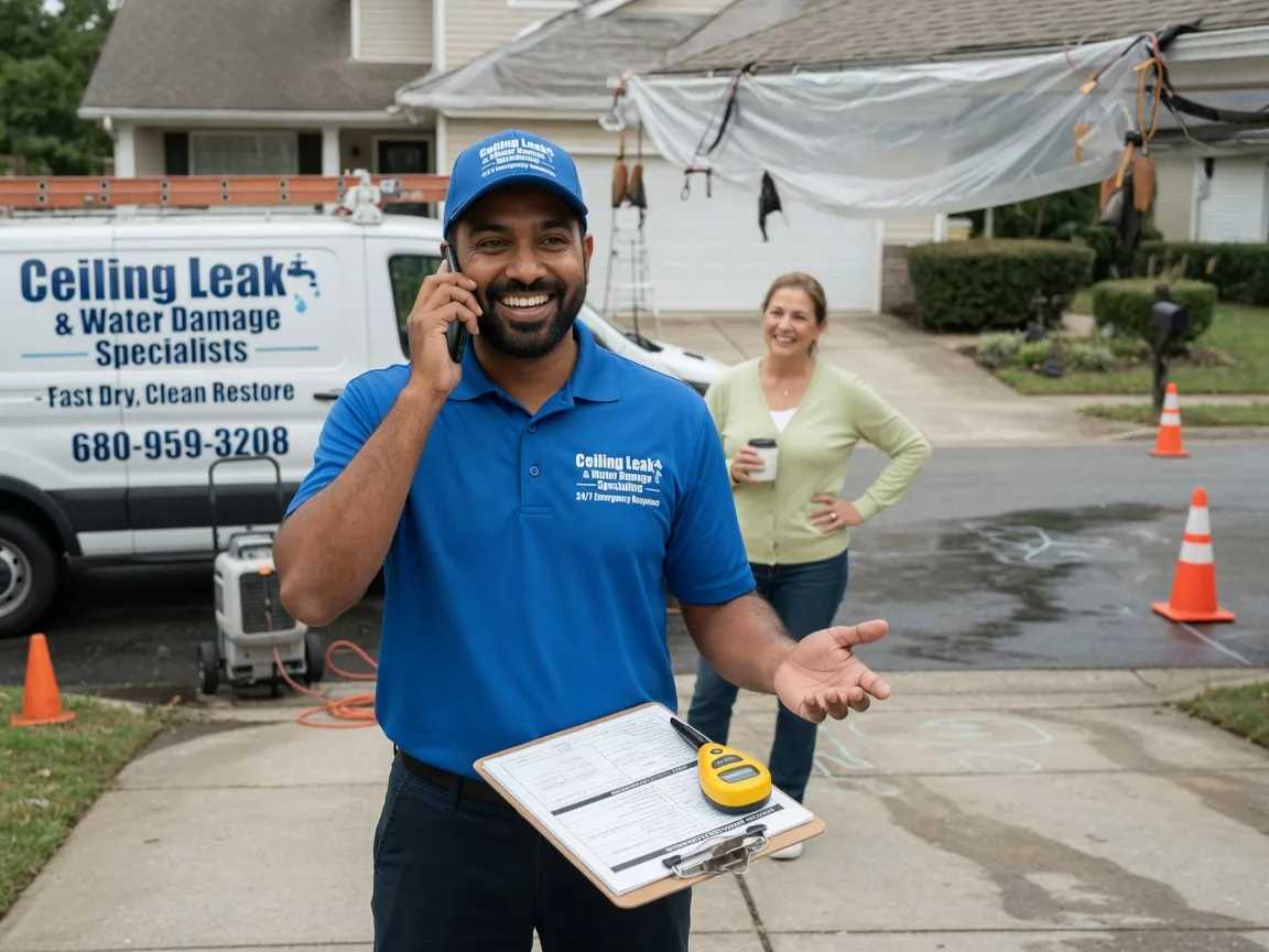 Ceiling Leak Cleanup Wayne, NY FAQs